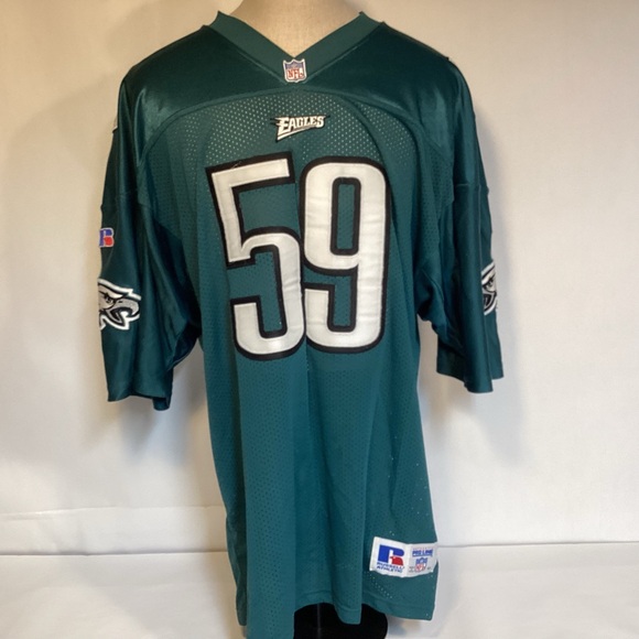 Philadelphia Eagles vintage Mike Mamula mens Jersey size 52 Russell Athletic - Picture 1 of 15